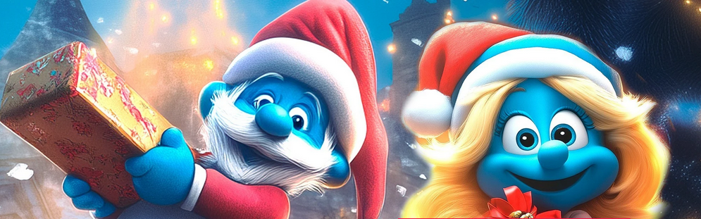 В Одессе покажут спектакль "Новогодние приключения Смурфиков".