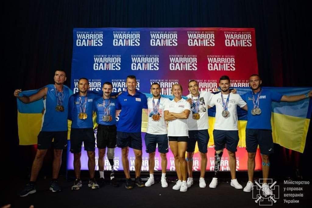 Военные спортсмены Одесской области завоевали шесть медалей на "Играх воинов" в США.