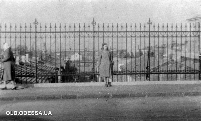 На Строганівському мосту. 1949 рік.