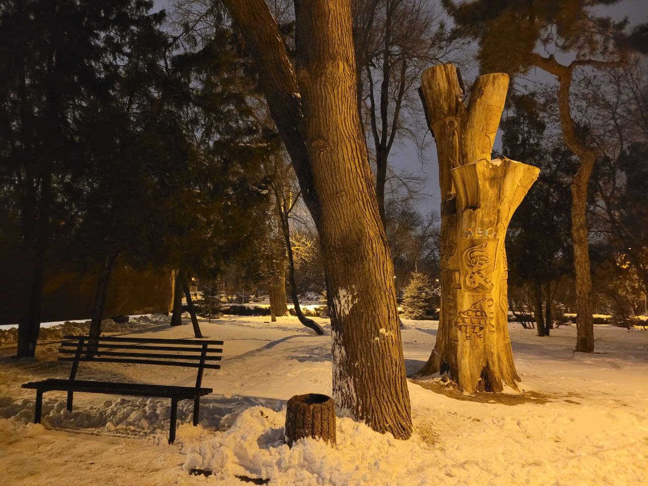 В Одессе появилось дерево-тотем.