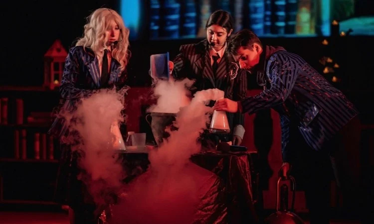 Представление "Halloween Party в семействе Адамс".