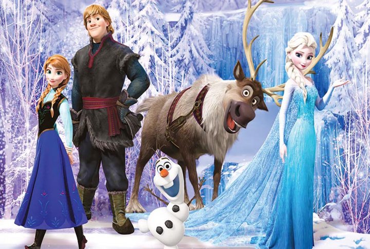 Детей приглашают на сказочное шоу с персонажами мультфильма "Холодное сердце".