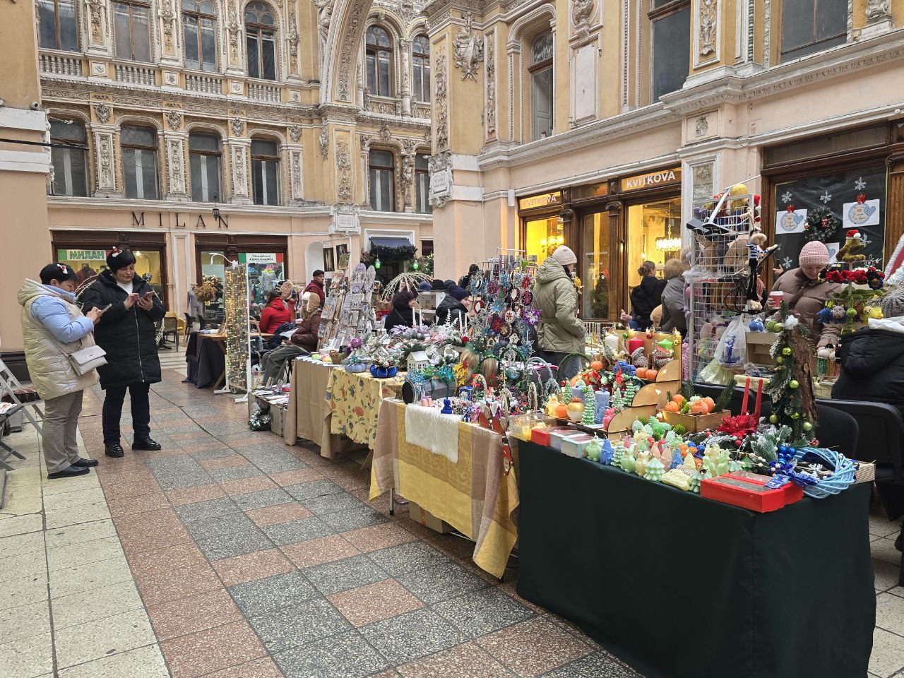 Ярмарка в Пассаже в Одессе 21 декабря.