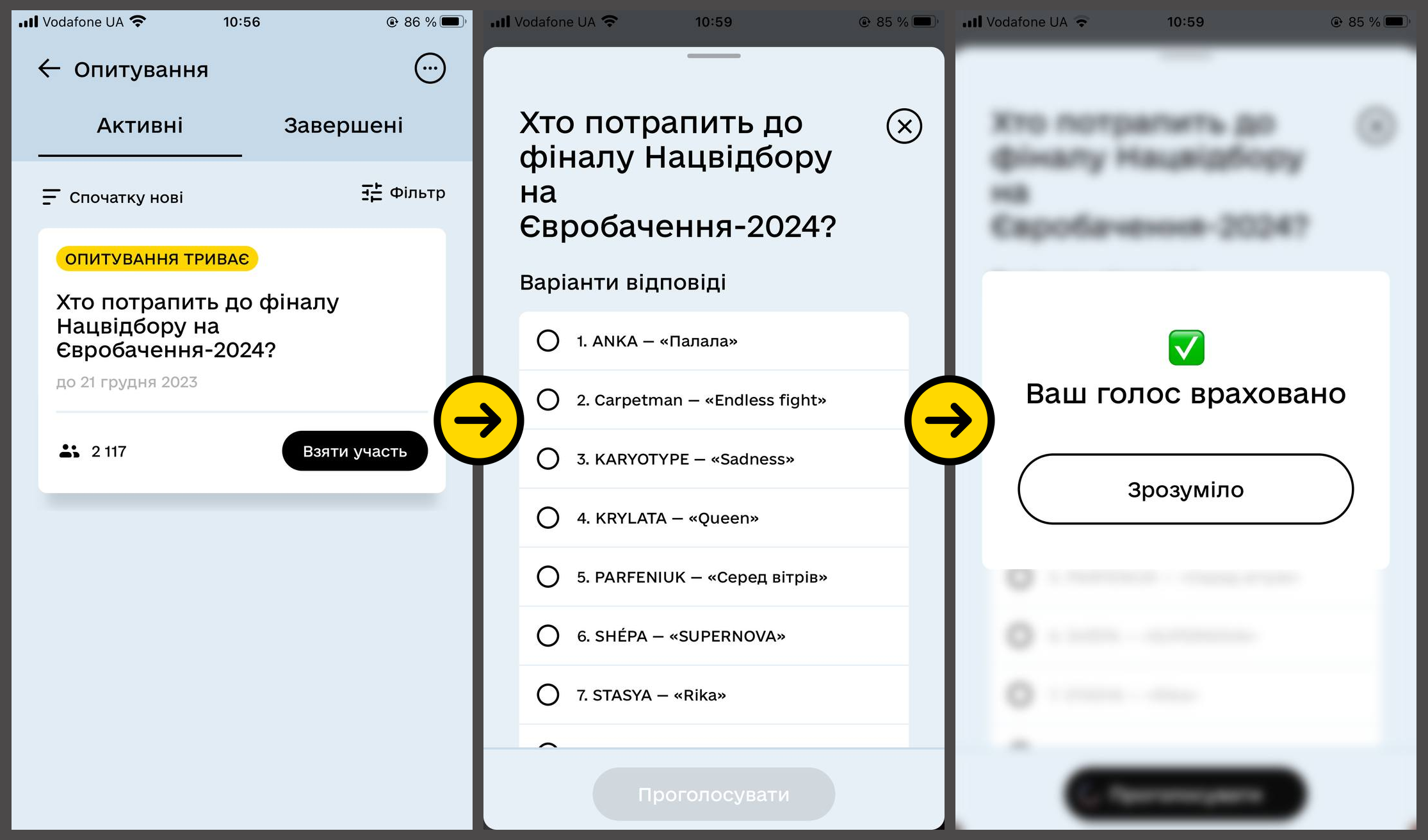 11 участник Национального отбора на 