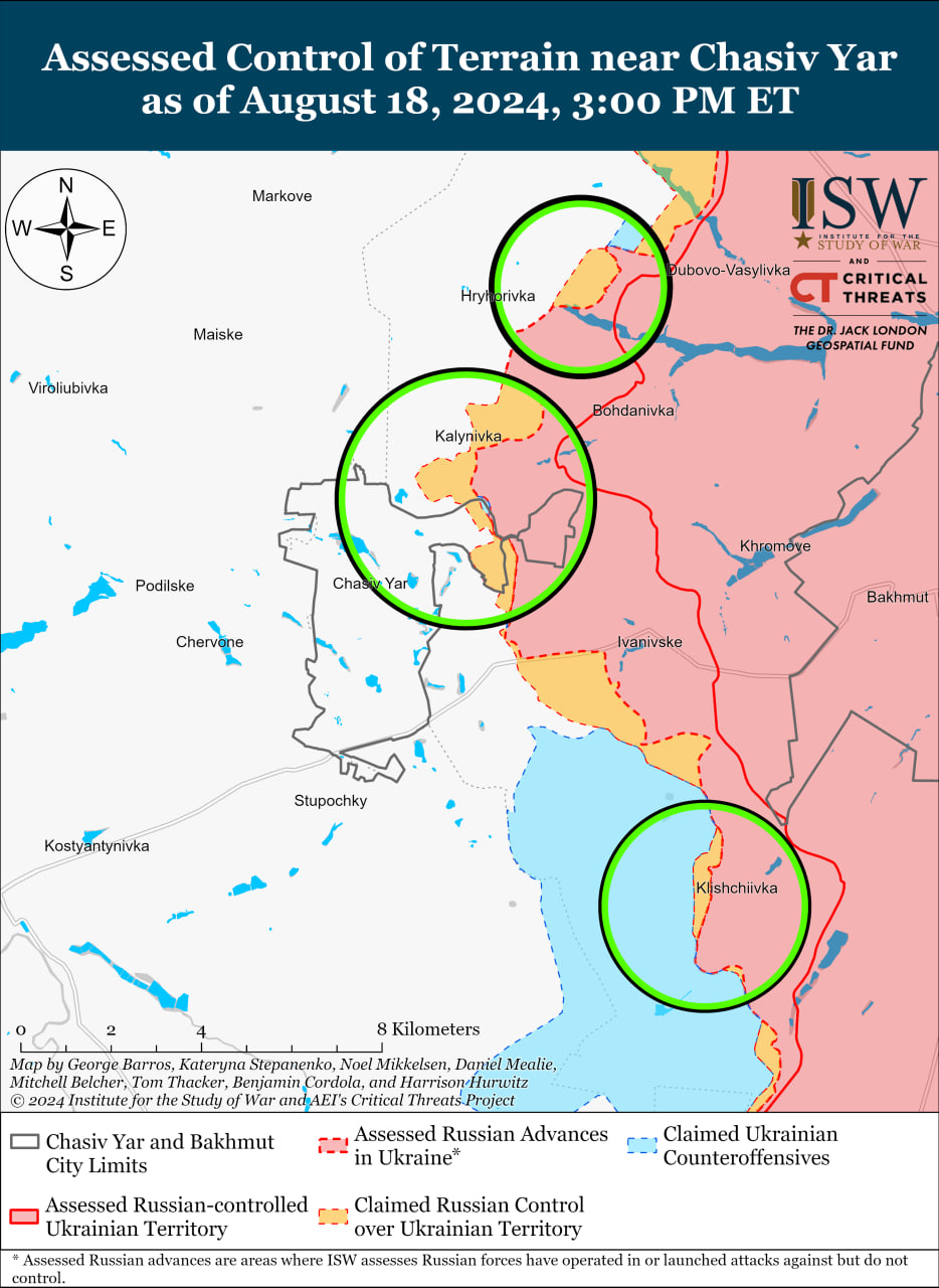 карта боевых действий.