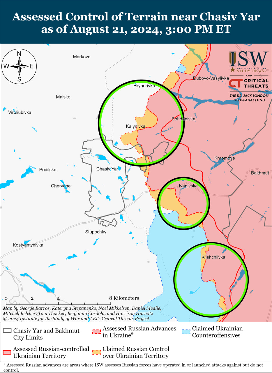 карта боевых действий.