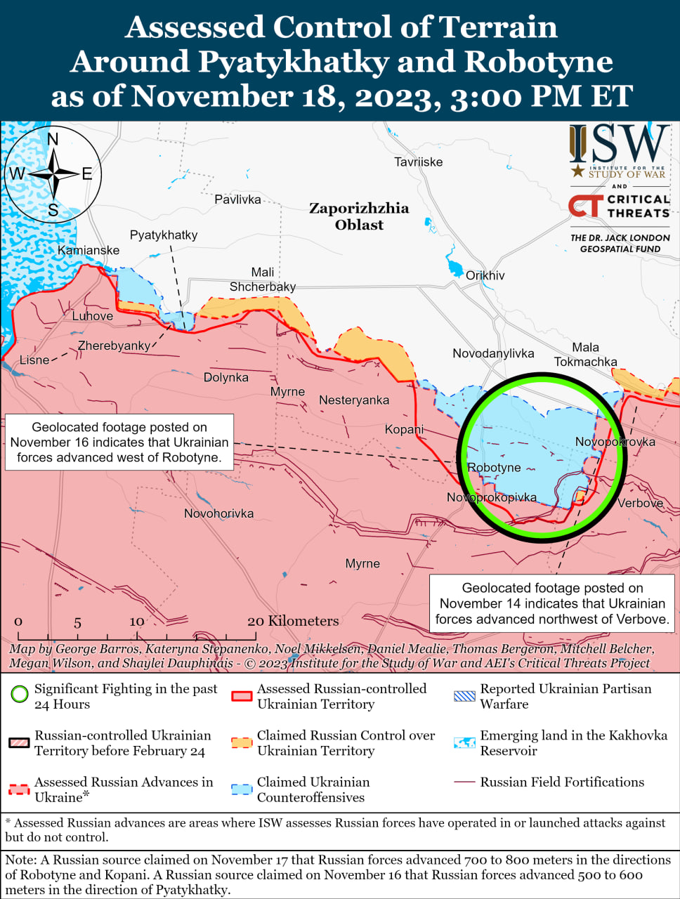 Карта боевых действий в Украине на 19 ноября фото 5 4