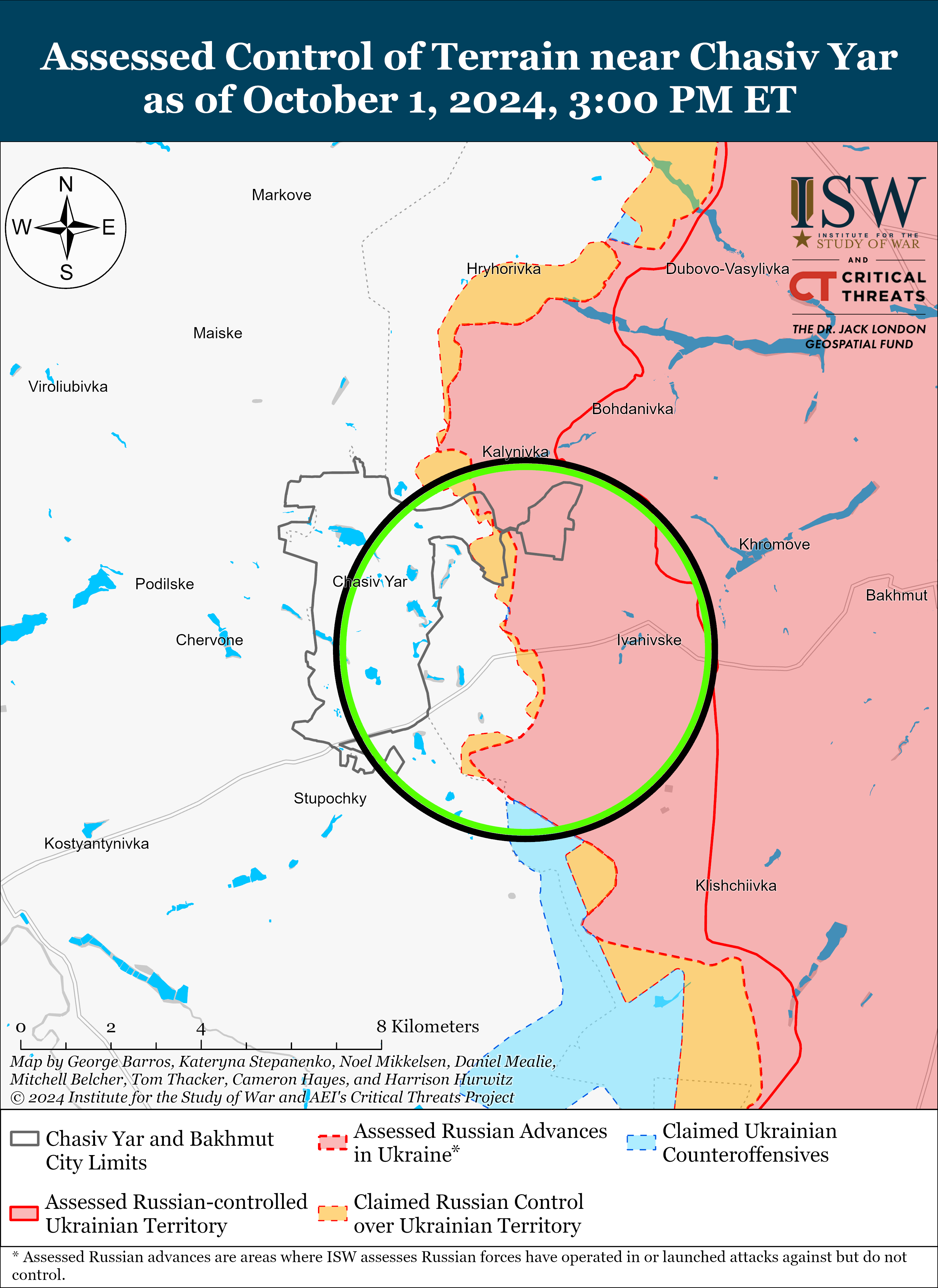 Карта боевых действий. Фото: understandingwar.org