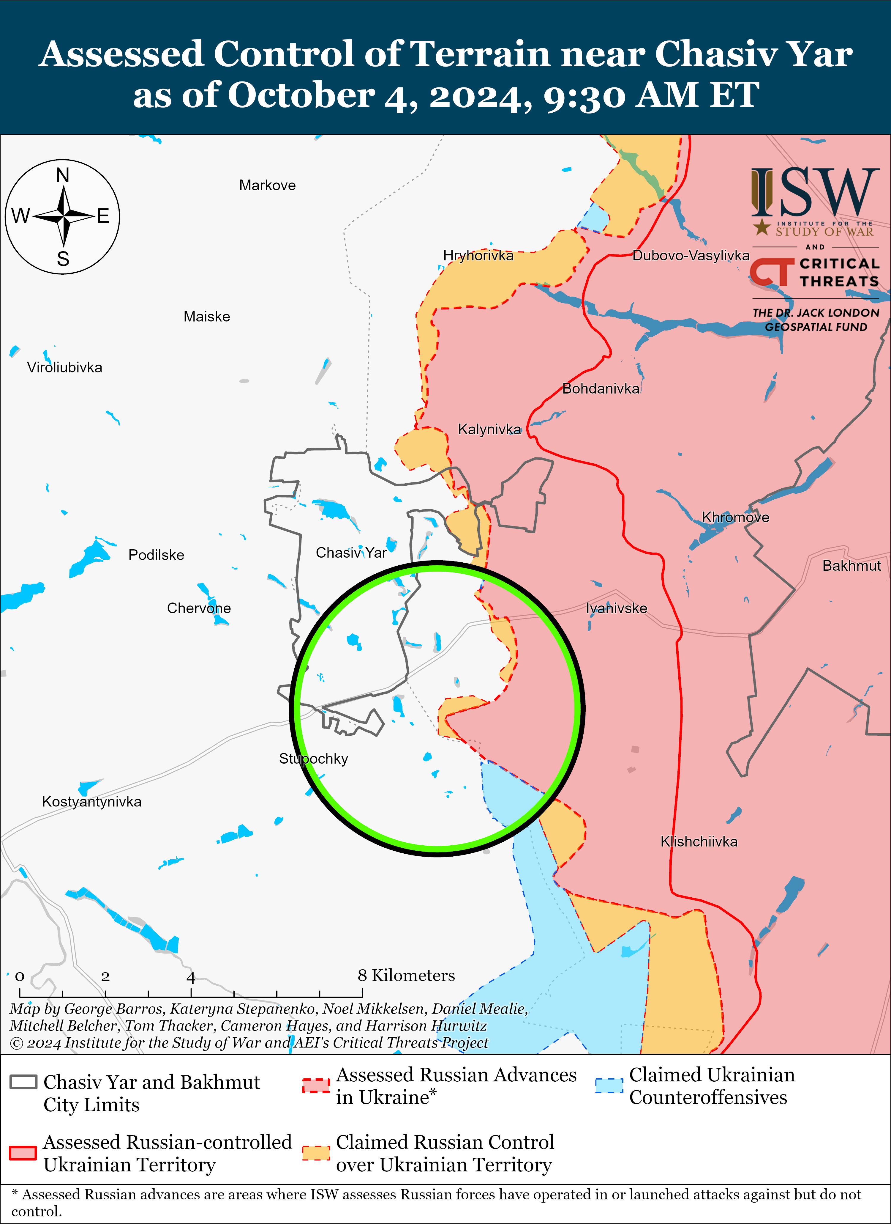 Карта боевых действий.