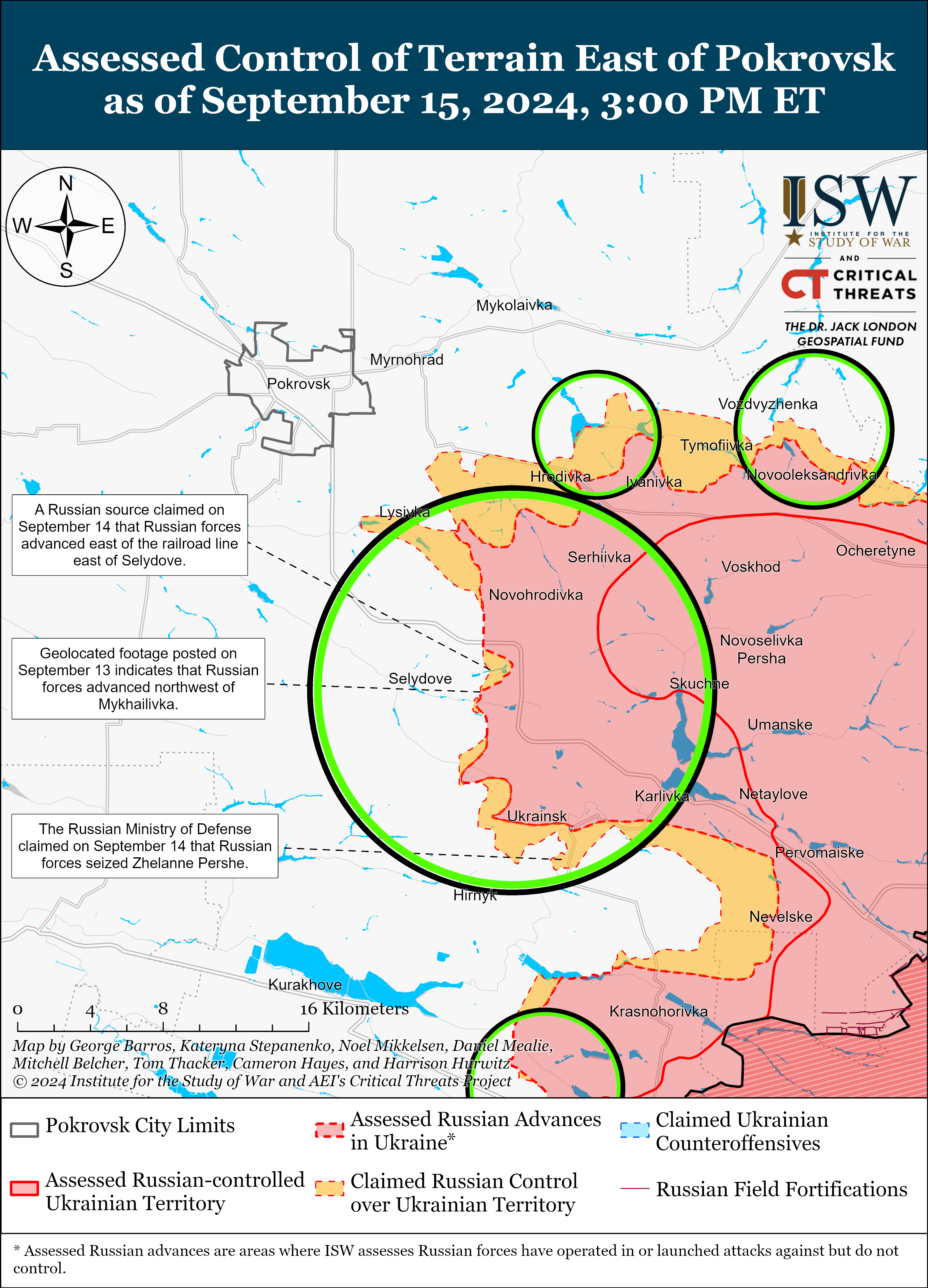 Карта бойових дій. Фото: understandingwar.org