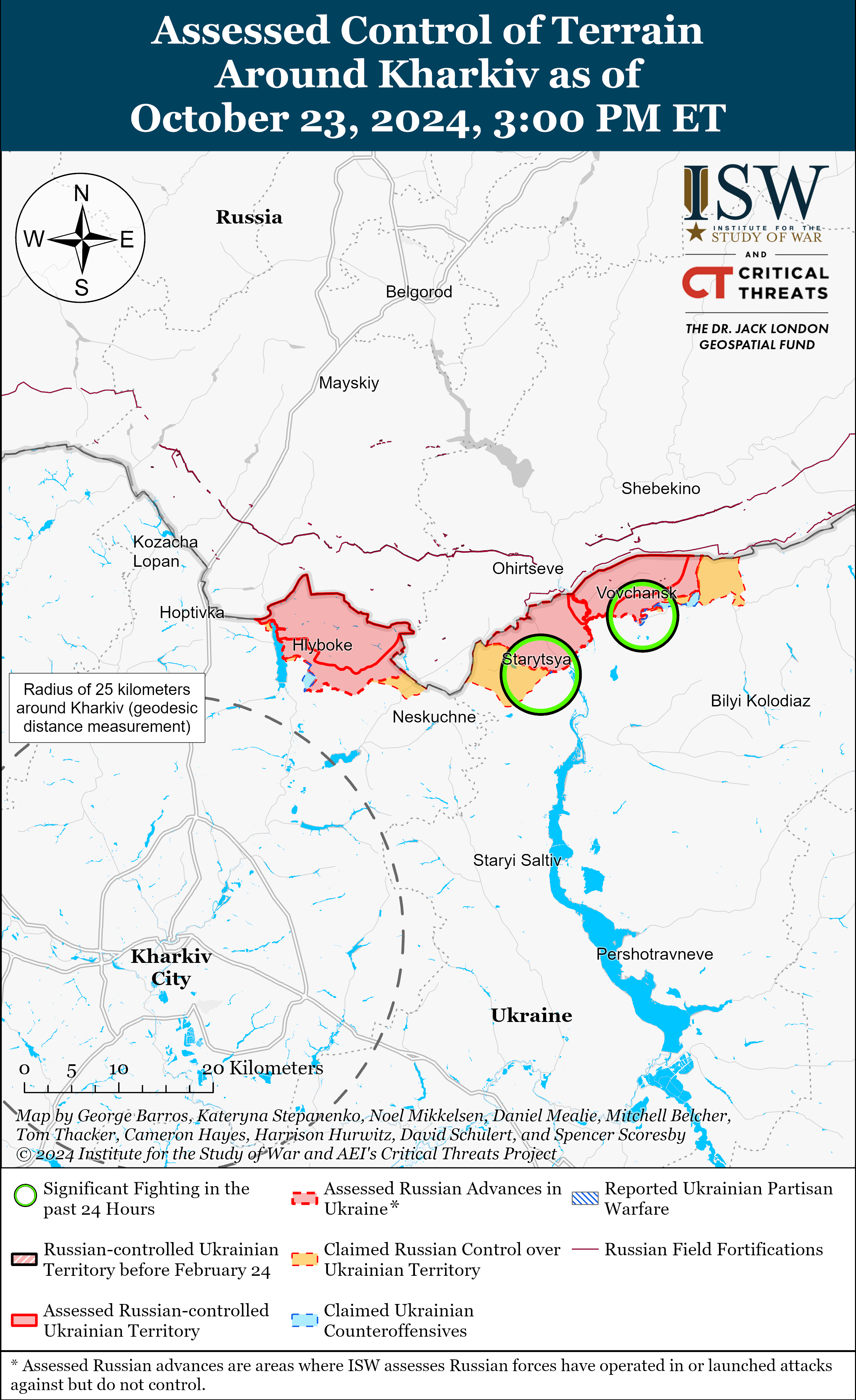 Карта боевых действий. Фото: understandingwar.org