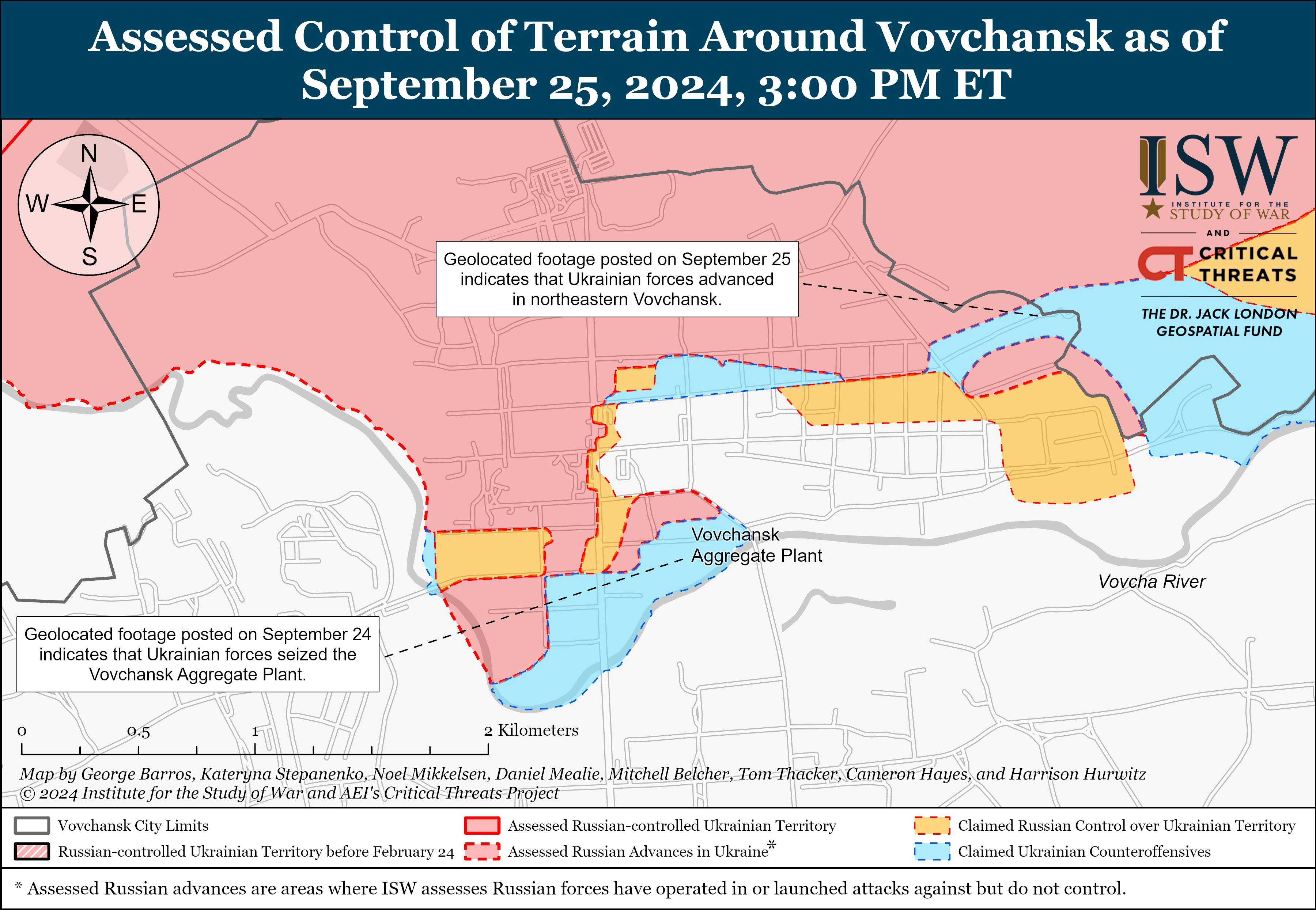 Карта боевых действий. Фото: understandingwar.org