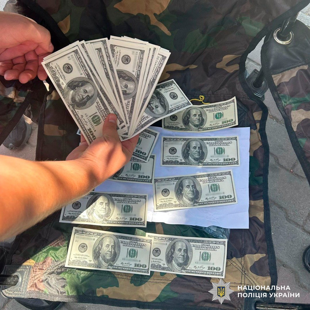 Гроші, які вилучили в затриманої.