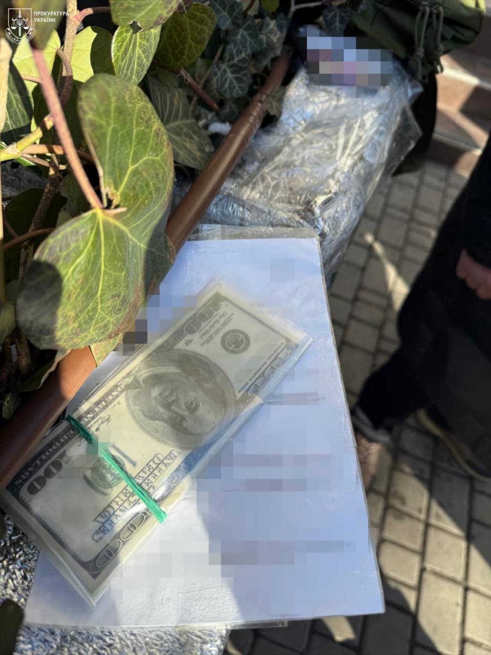 Гроші, які вилучили у працівника РТЦК.