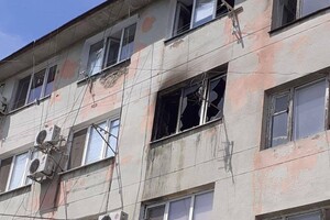 На поселке Котовского снова пожар: горела высотка фото 1