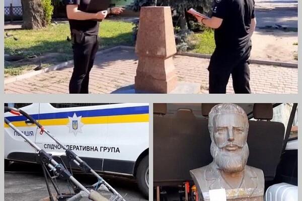 В Одессе пытались украсть памятник и сдать его на металлолом фото 1