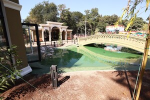 Арка, пруд и фламинго: как выглядит новый вход в Одесский зоопарк фото 18