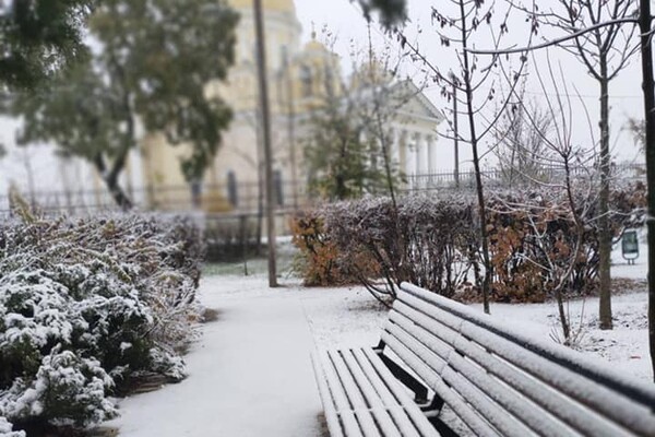 В последний день осени: на юге Одесской области выпал первый снег (обновлено) фото 1