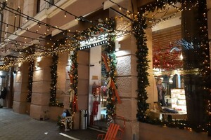 Новогоднее настроение: в Одессе преобразились витрины магазинов и ТЦ фото 18