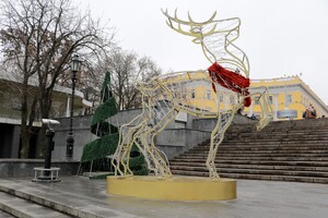 Карусель возле Дюка и елки на фонарях: как Одесса готовится к Новому году  фото 8
