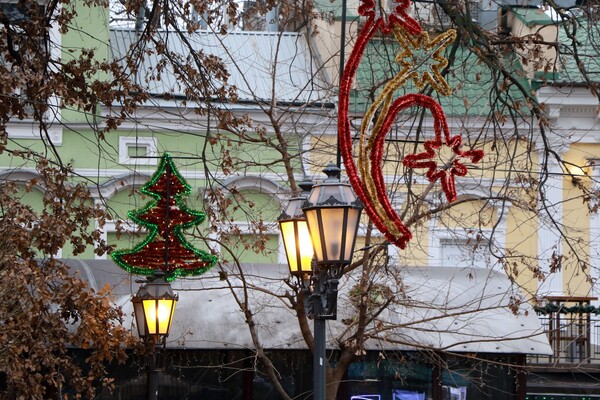Карусель возле Дюка и елки на фонарях: как Одесса готовится к Новому году  фото 20