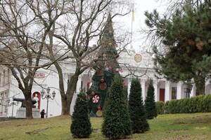 Карусель возле Дюка и елки на фонарях: как Одесса готовится к Новому году  фото 24