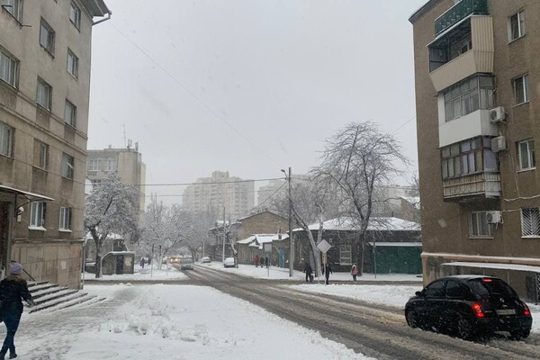 В Одессе начался сильный снегопад: хроника событий (обновляется) фото 3