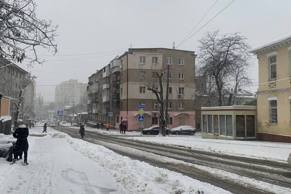 В Одессе начался сильный снегопад: хроника событий (обновляется) фото 11