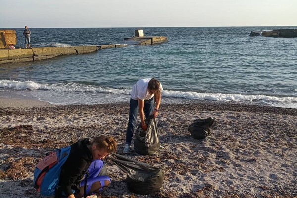 Ради чистого города: на одесских пляжах организовали уборку мусора фото 6