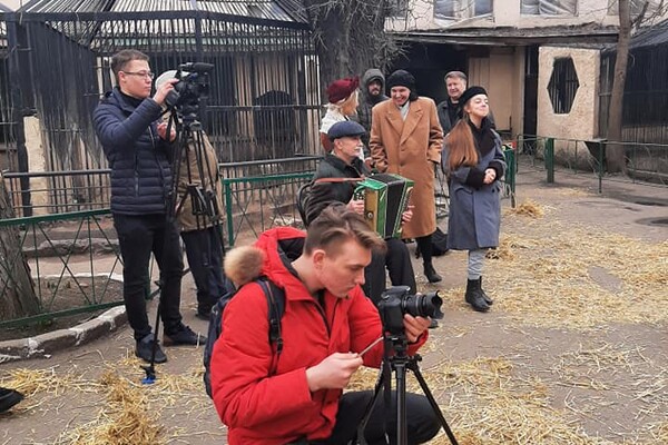 В Одесском зоопарке снимают фильм: посмотри на первые кадры фото