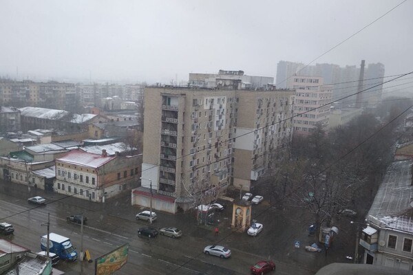 Странный март: в Одессе снова выпал снег фото 5