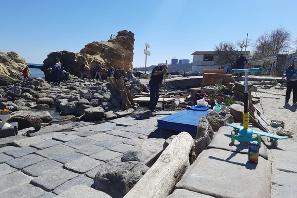 Полюбуйся: на побережье Одессы пенсионер создал пляж для птиц фото 9