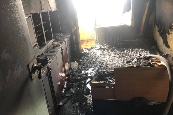 На поселке Котовского загорелась 16-этажка: что известно фото