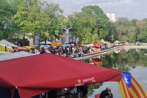 В одесском парке проходит фестиваль пива: у пруда столпились тысячи людей фото 3