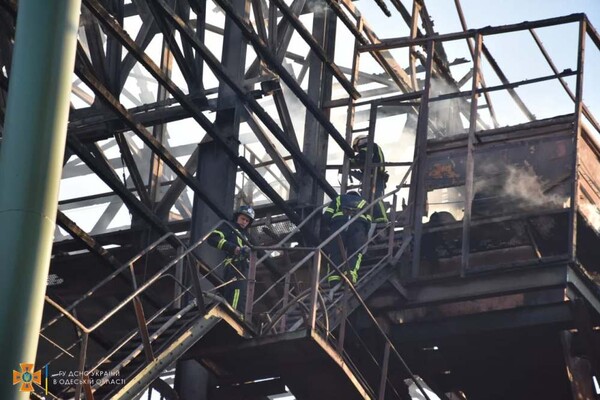 Под Одессой загорелся терминал &quot;ТИС&quot;: выгорели 1 000 квадратных метров фото 5