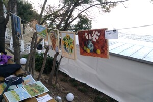 Море, искусство: вдоль Трассы здоровья показали картины художников со всей страны фото 2