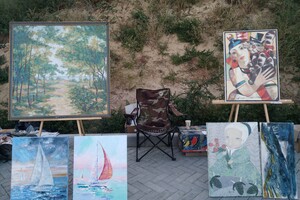 Море, искусство: вдоль Трассы здоровья показали картины художников со всей страны фото 16