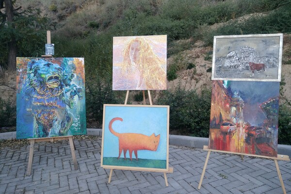 Море, искусство: вдоль Трассы здоровья показали картины художников со всей страны фото 18
