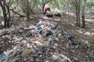 После курортного сезона: на границе Крыжановки и Одессы пытаются убрать тонны мусора фото 3