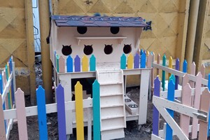На поселке Котовского одесситы установили теплый домик для котов фото 12