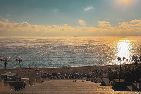В Одессе из-за перепада температур &quot;парит&quot; море фото 2