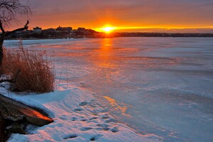Зимний Сухой лиман на закате: смотри, как это красиво фото 8