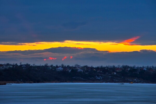 Зимний Сухой лиман на закате: смотри, как это красиво фото 13