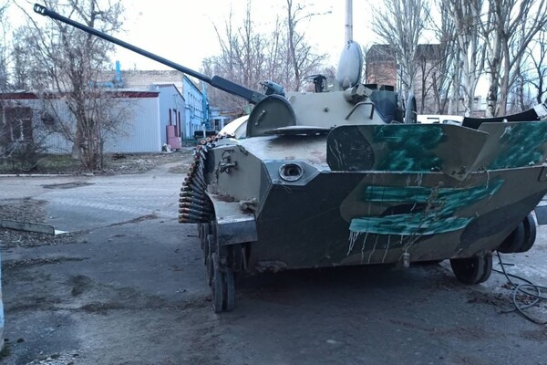 Одесские бойцы угнали у российских оккупантов танк фото 2