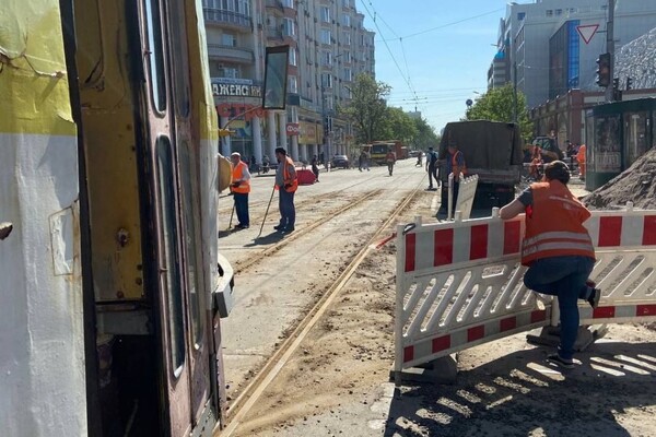 Ремонт окончен: на Преображенской пустили тестовый трамвай фото