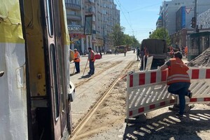 Ремонт окончен: на Преображенской пустили тестовый трамвай фото