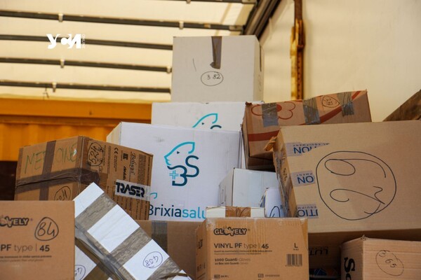 Из Италии в Одессу доставили 32 тонны гуманитарной помощи фото 1