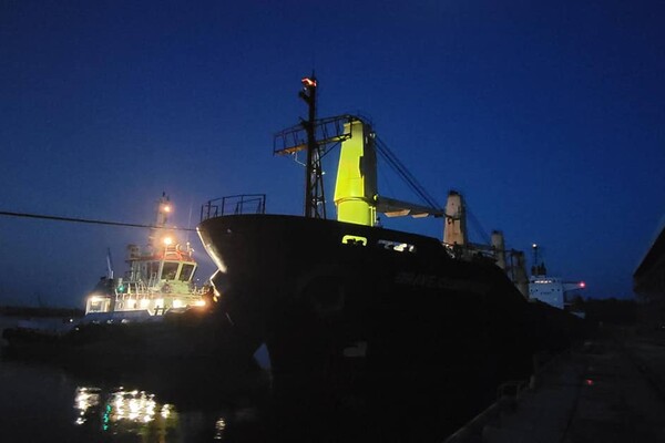 З порту на Одещині вийшов балкер із зерном для Ефіопії фото