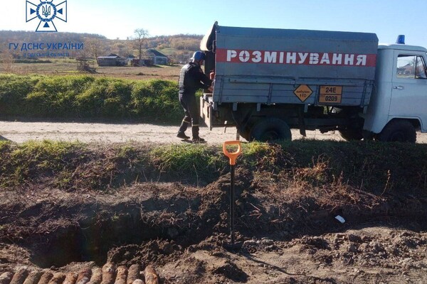 На Одещині знищили понад 150 снарядів, які знайшов пес (відео) фото