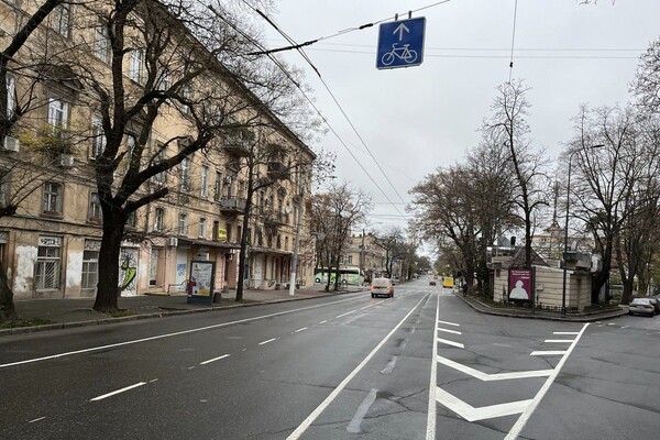 У центрі Одеси з'явилися велодоріжка і дорожня розмітка фото 2